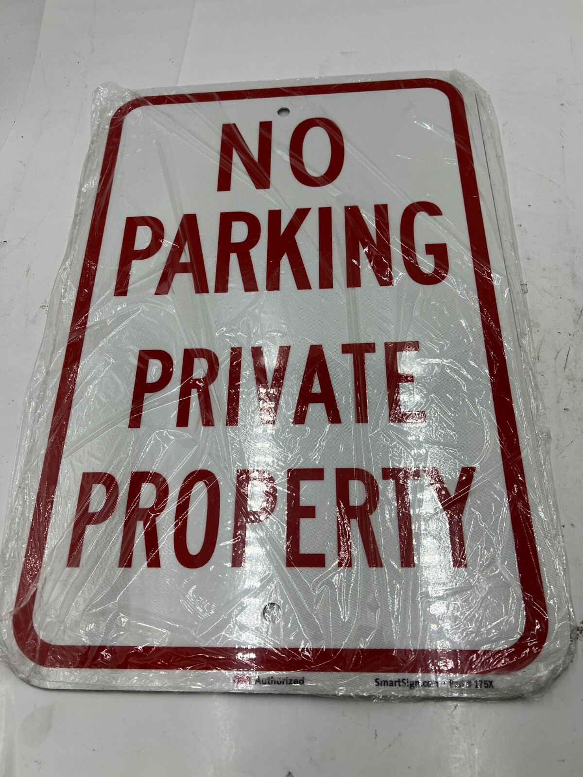 (QTY 2) SmartSign « No Parking – Private Property » Sign K-1667-EG-12×18-D2 12×18