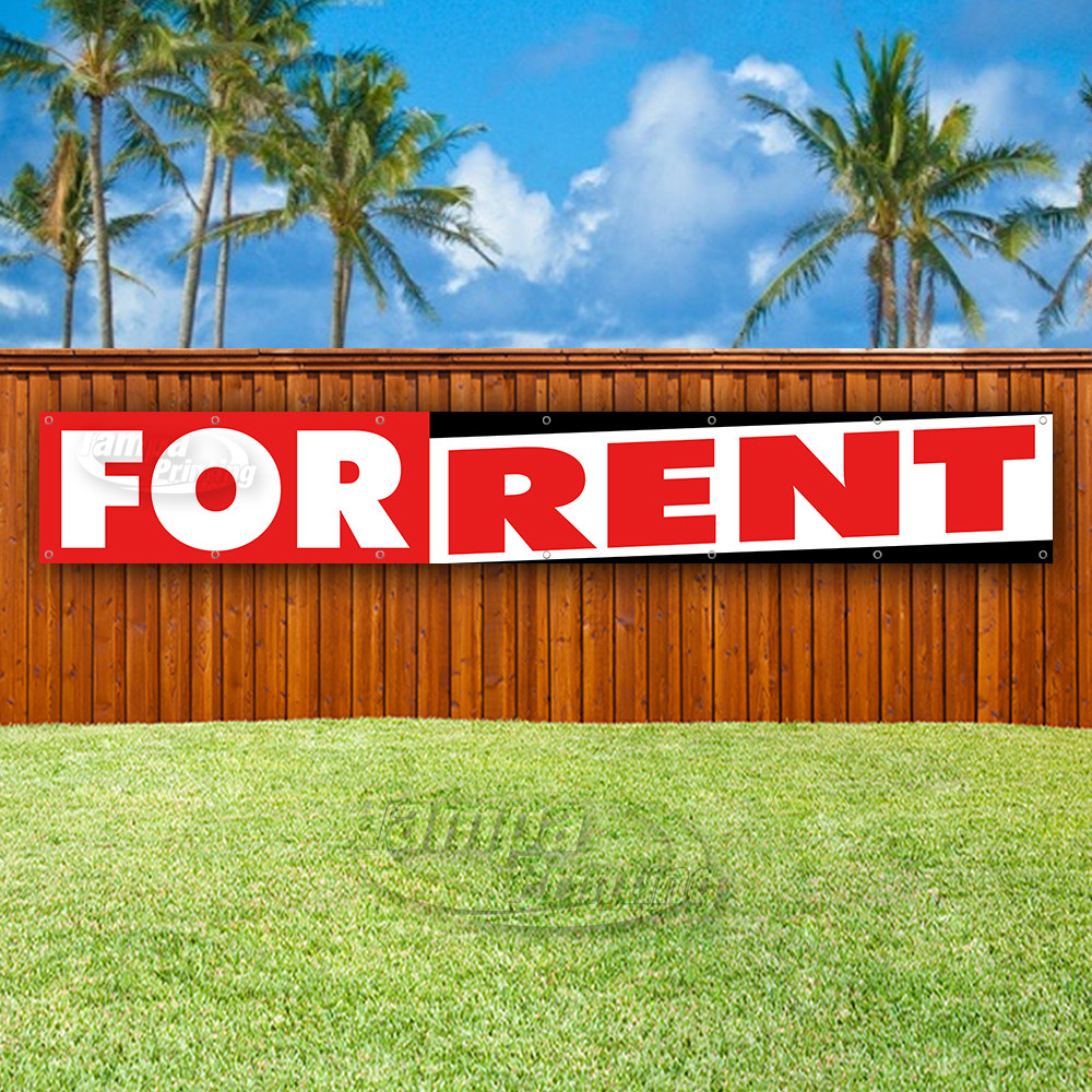 FOR RENT Advertising Vinyl Banner Flag Sign LARGE HUGE XXL SIZES