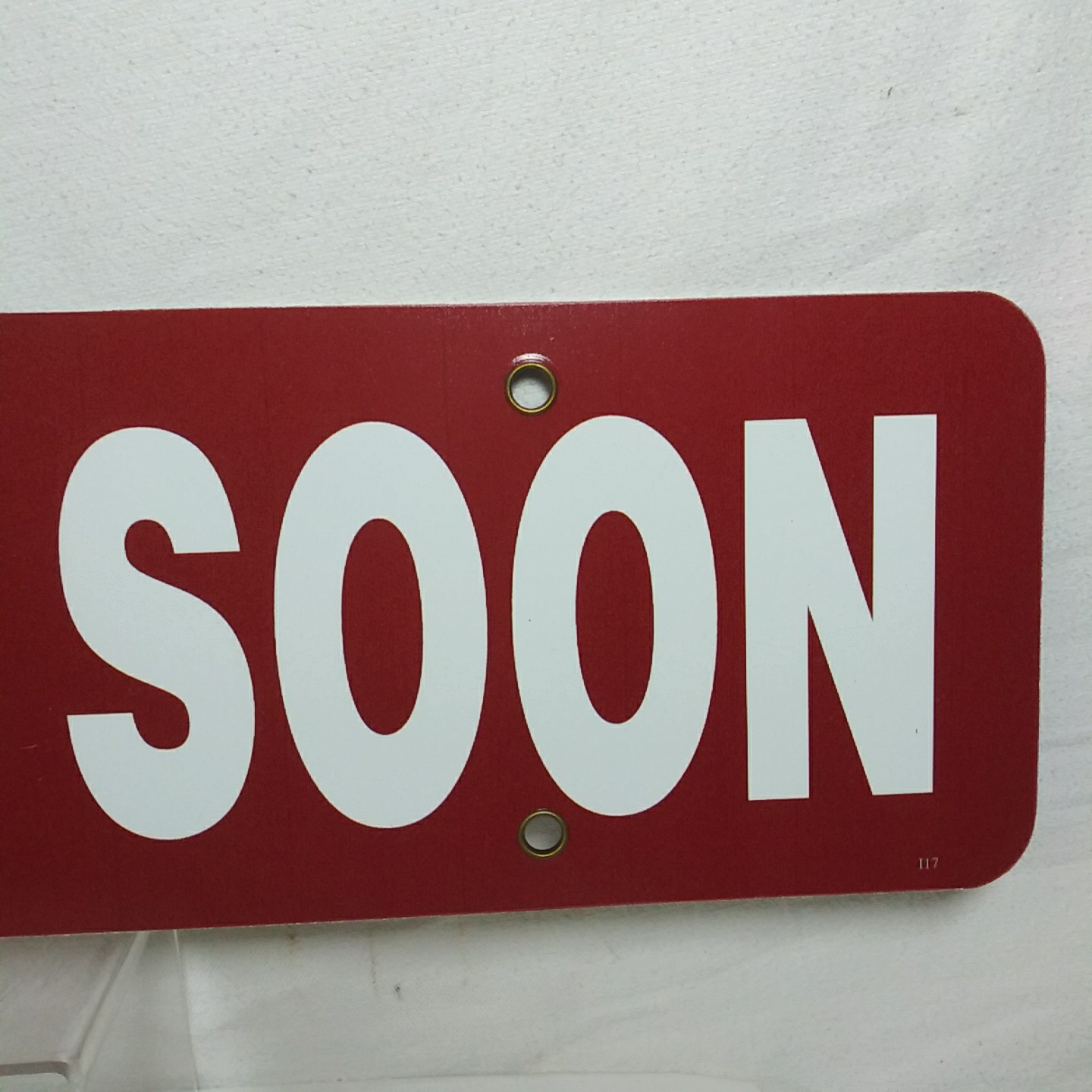 8 Real Estate Rider Sign Coming Soon 6X24 Weather Fade Proof Sign Metal Grommets