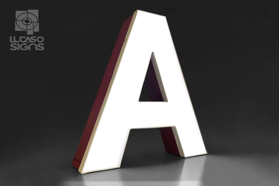 Custom Business Signs Channel Letter Led Illuminated Storefront Outdoor Signage