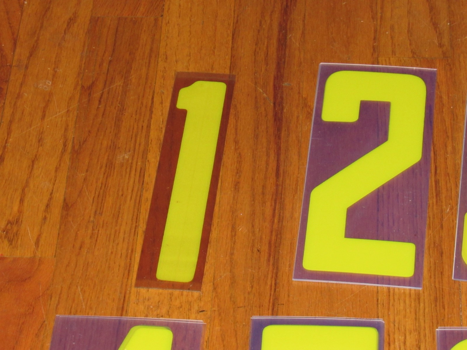 224 Vintage Plastic Marquee Outdoor Sign Symbols Letters Numbers 8&Prime; On 9&Prime; Board