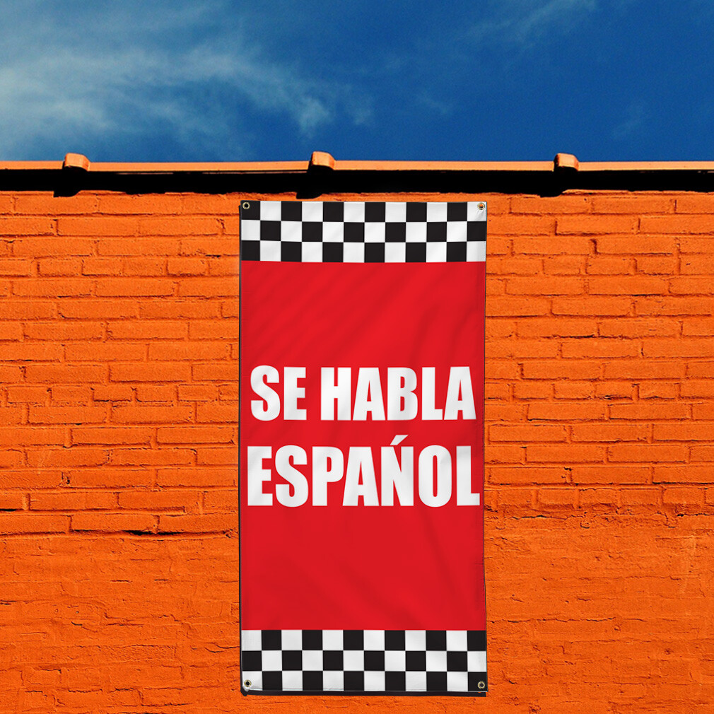 Vertical Vinyl Banner Multiple Sizes Outdoor Weatherproof Industrial Yard Signs