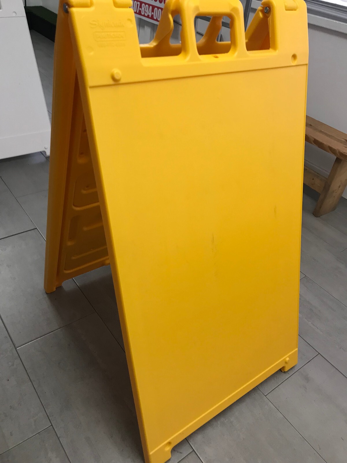 SideWalk Sign & 2 Plastic Sign Panels 24 »x36 » Custom Printed Your Text & Logos