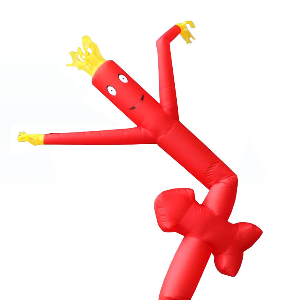 Advertising Inflatable Tube Man 12ft Blow Up Fly Guy Wavy Red Arrow No Blower
