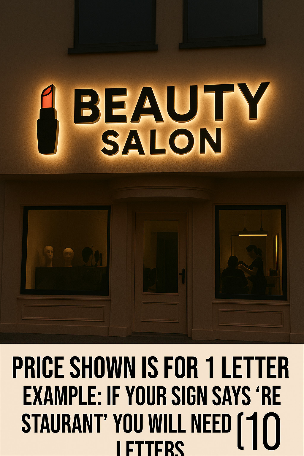 Jersey Barber Shop LED Channel Letters – Custom Outdoor Storefront Business Sign