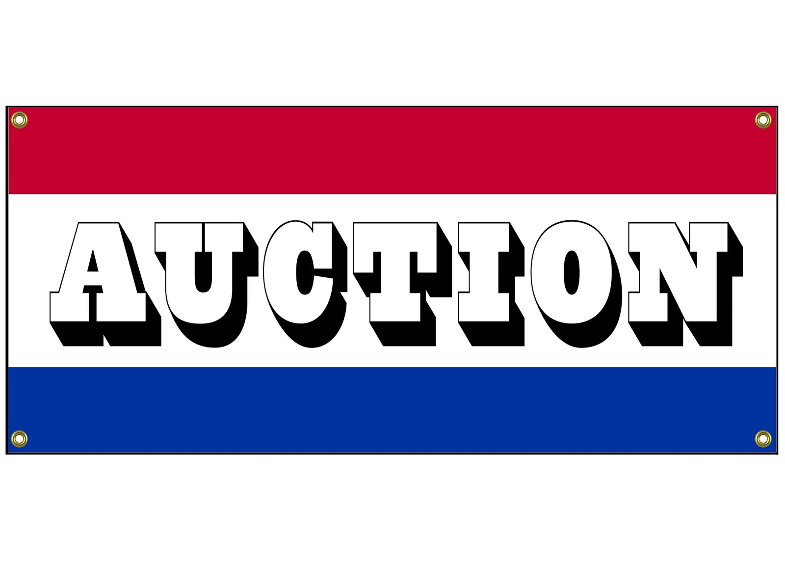 Rogue River Tactical Auction Banner Retail Store Shop Business Sign 36&Prime; by 15&Prime;