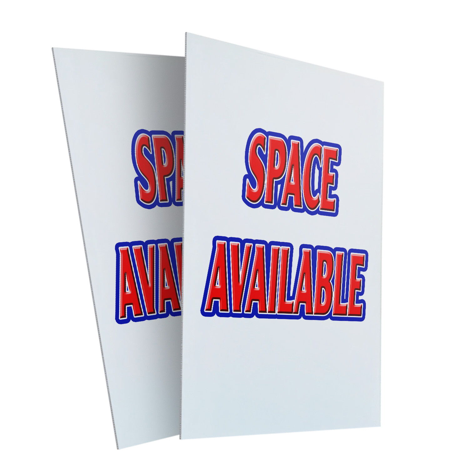 A-frame Sidewalk Space Available 24&Prime; x 36&Prime; Double Sided A-Frame Sidewalk Sign