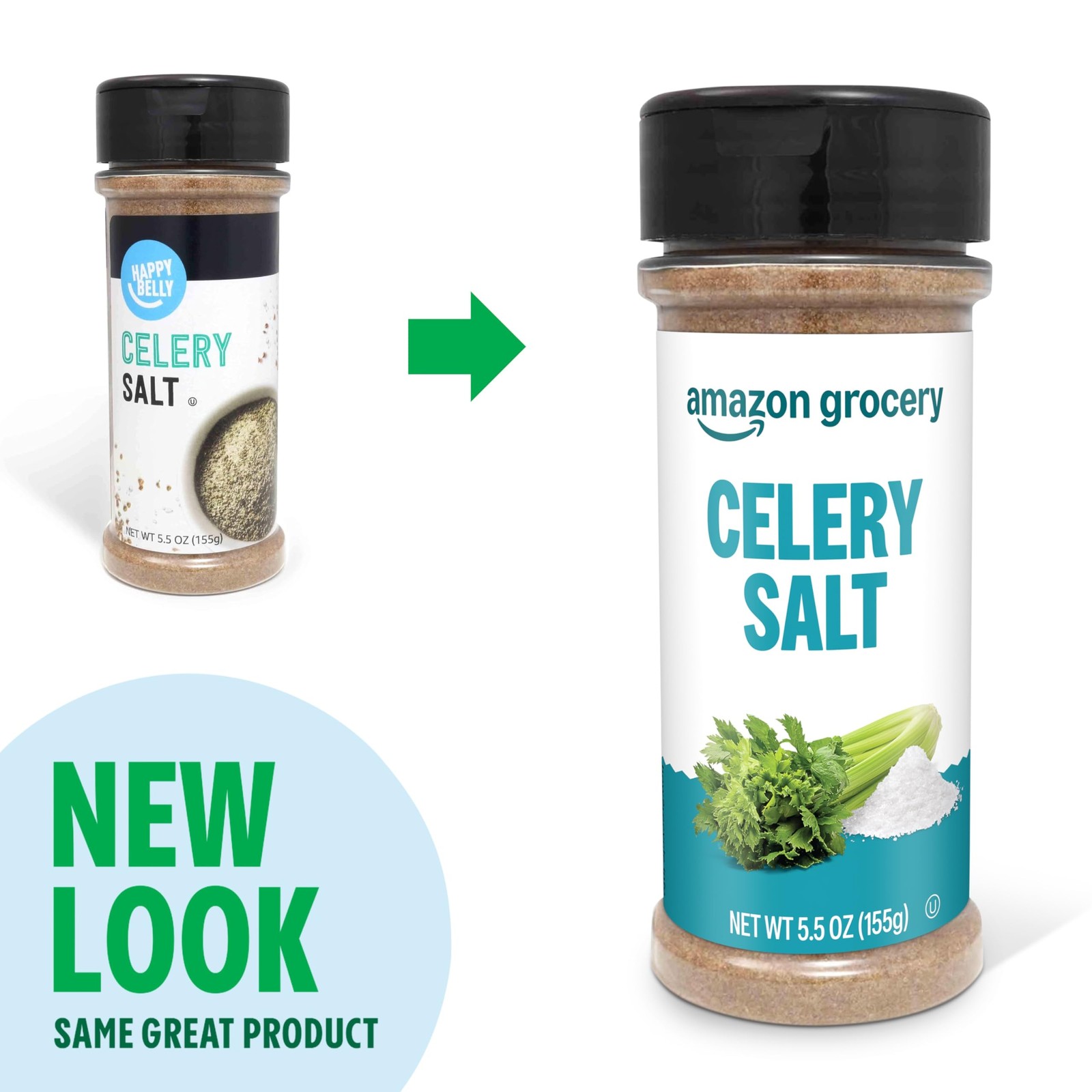 Amazon Grocery, Celery Salt, 5.5 Oz Ounce (Pack of 1)