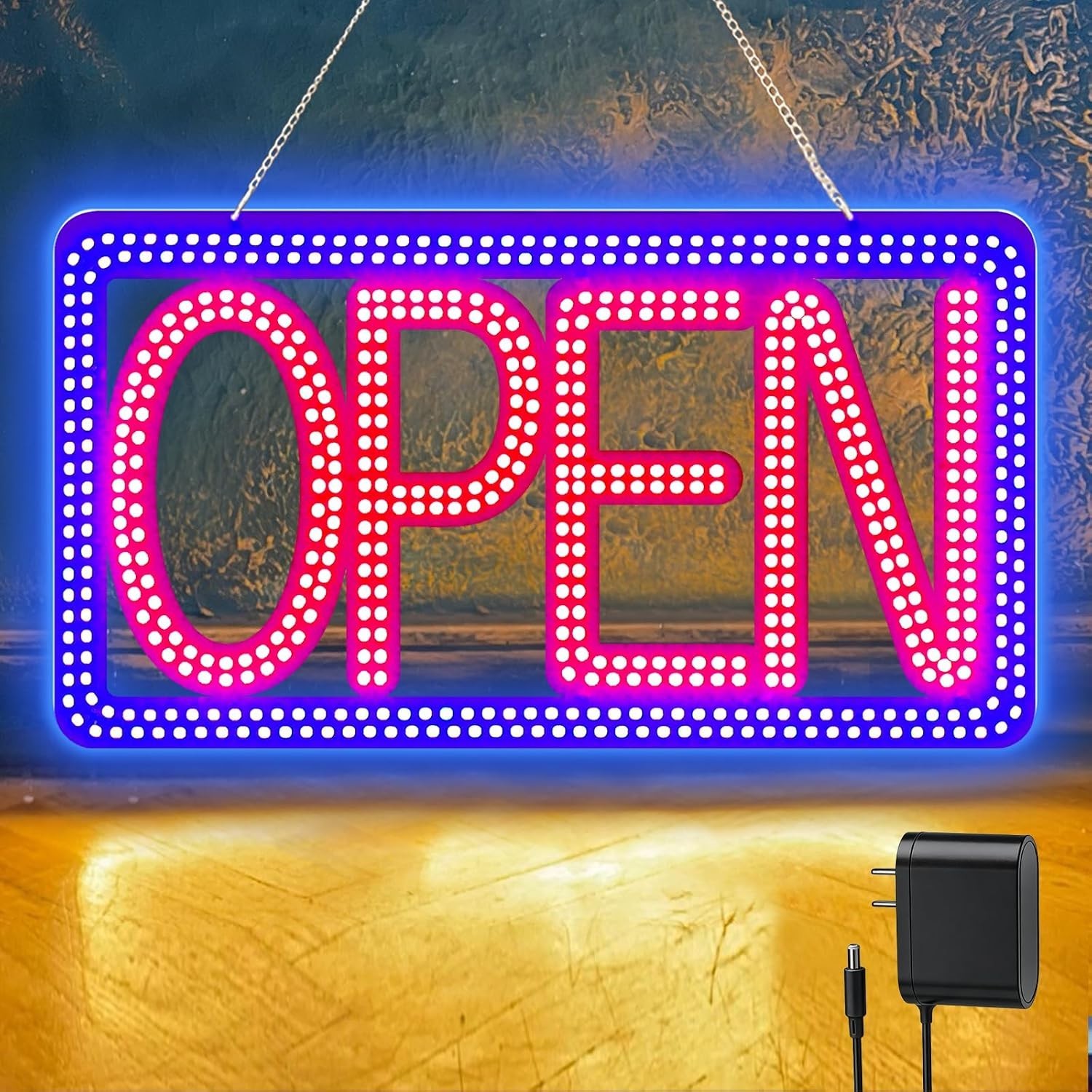 Ultra Bright 16.5&Prime;x9&Prime; LED Open Sign for Business