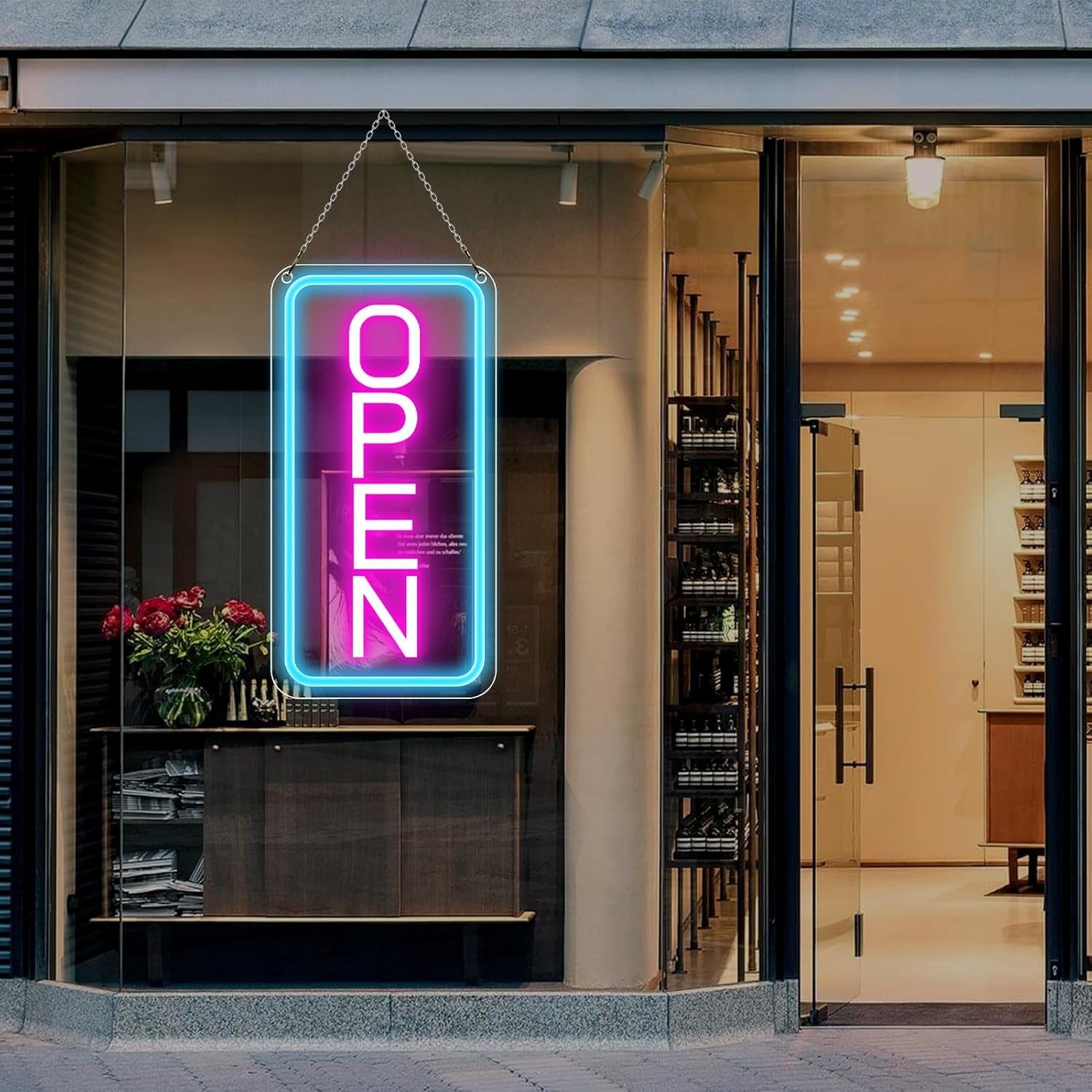 Neon Open Sign 16 »x9 », Super Bright LED Open Signs for Business, Adjustable…
