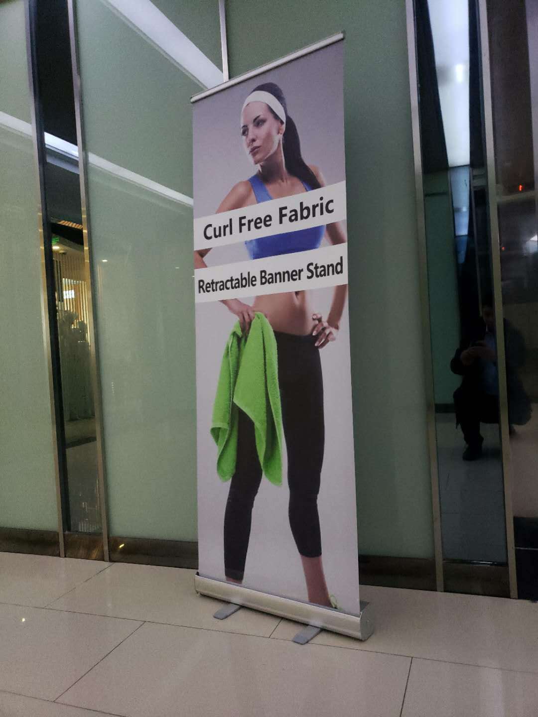 Water-base Inkjet Printing Curl-free Fabric Banner 36&Prime; 44&Prime; 54&Prime; 60&Prime;x40ft. roll