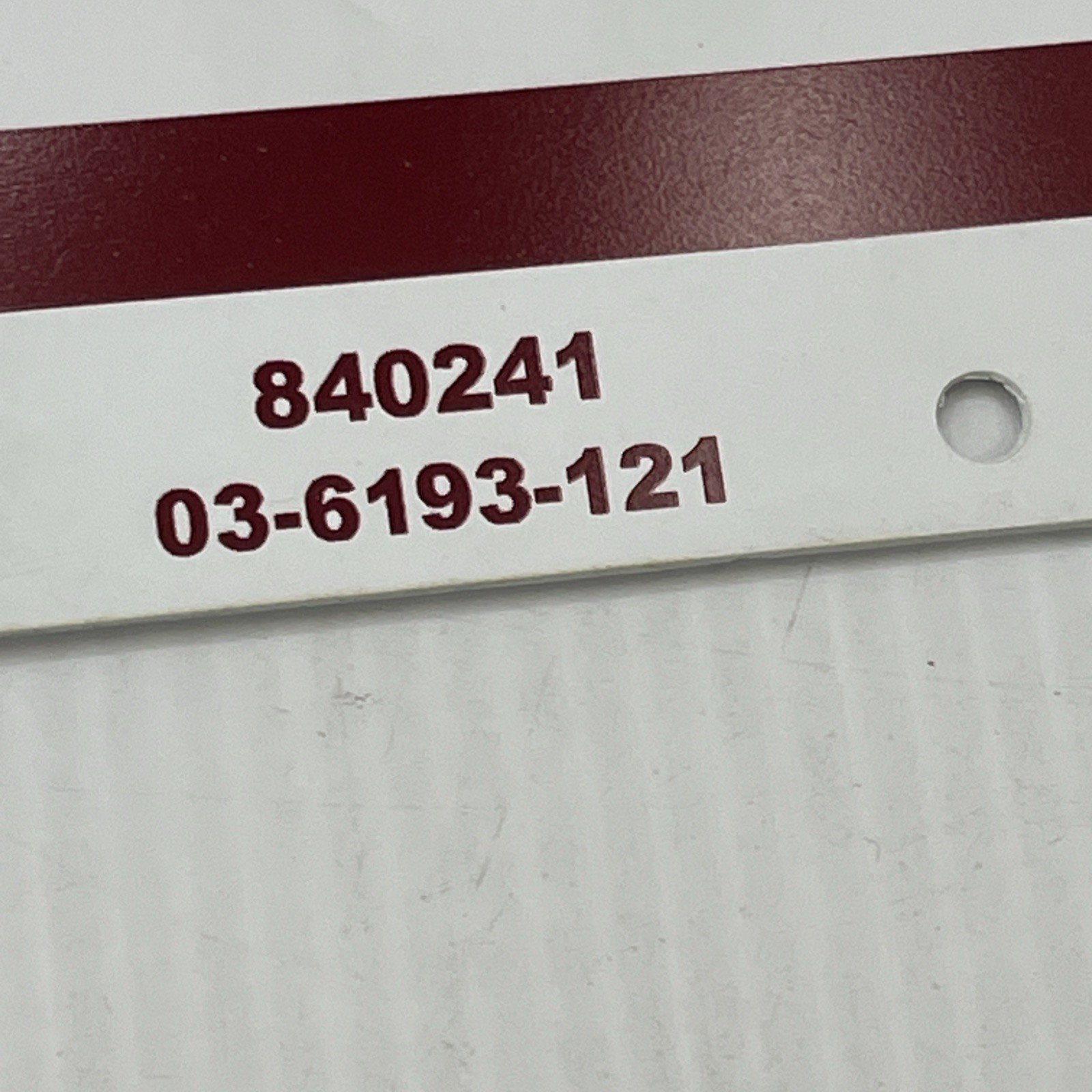 For Sale by Owner Sign, Plastic, Red/White, 18” x 24” 840241. {C7}.