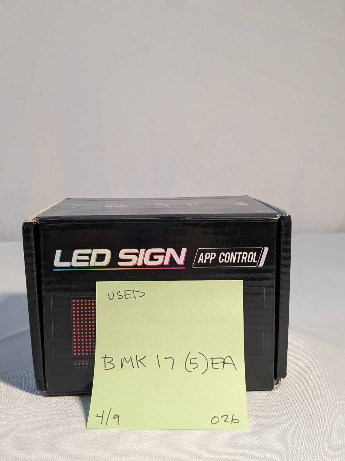 Black 16 Series Display Screen App Control LED Sign With User Manual