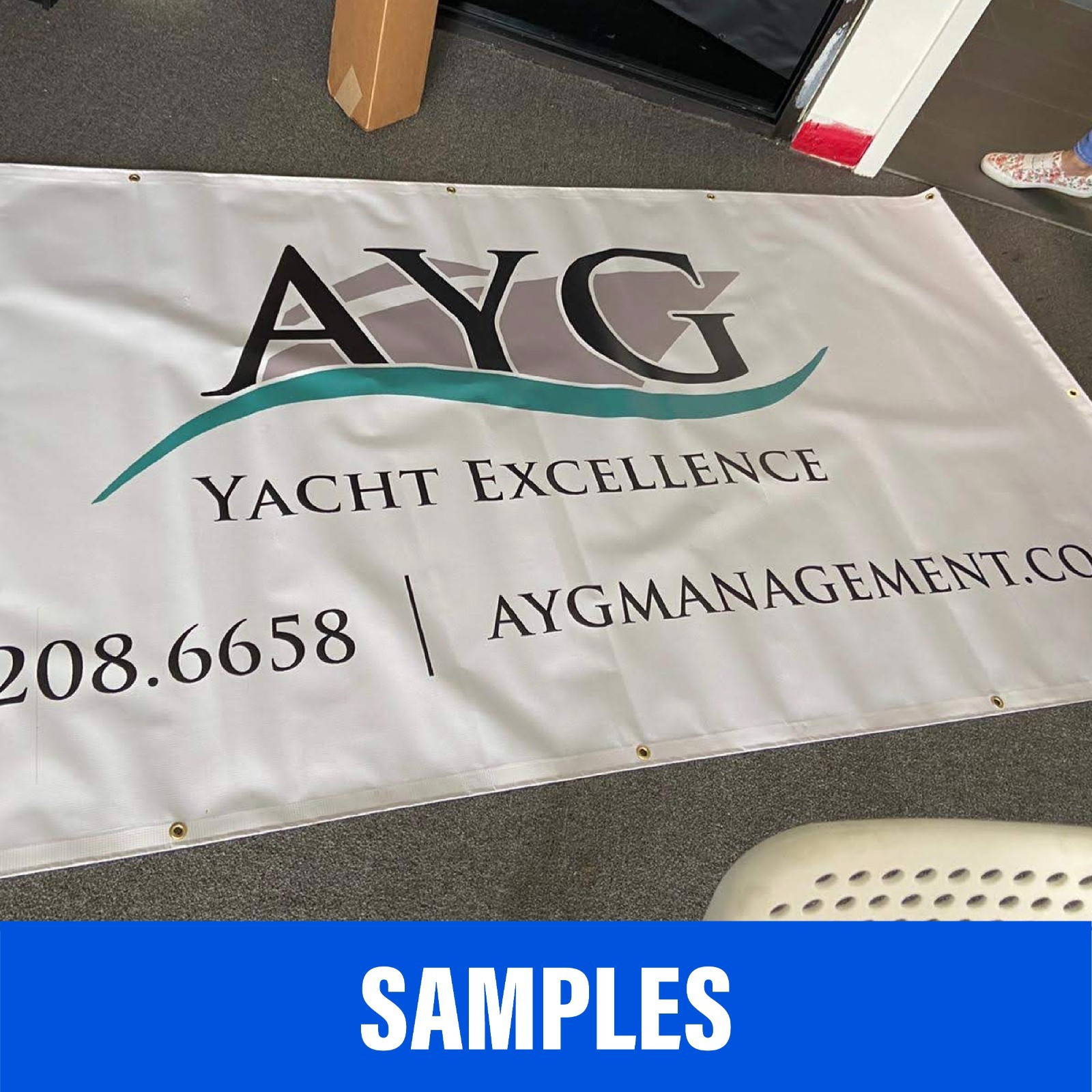 Custom Vinyl Banner Personalized – 13oz Premium Heavy Duty Semi-Gloss In/Outdoor