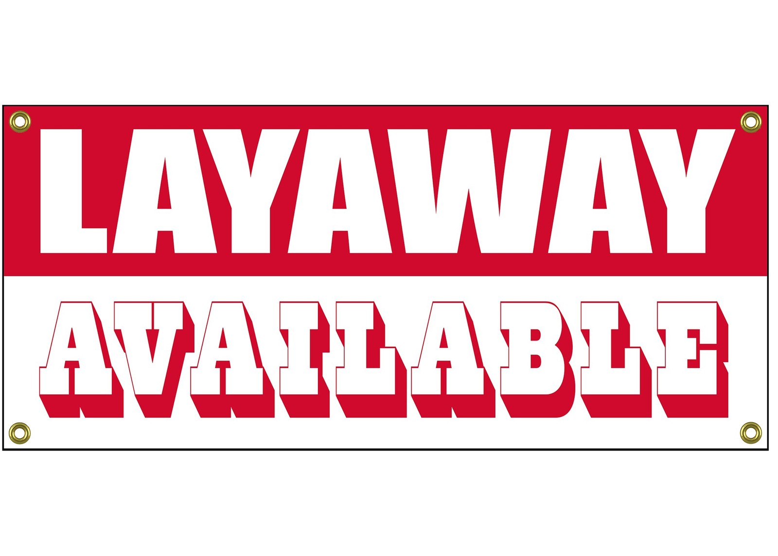 Rogue River Tactical Layaway Banner Retail Store Shop Business Sign 36&Prime; By 15…