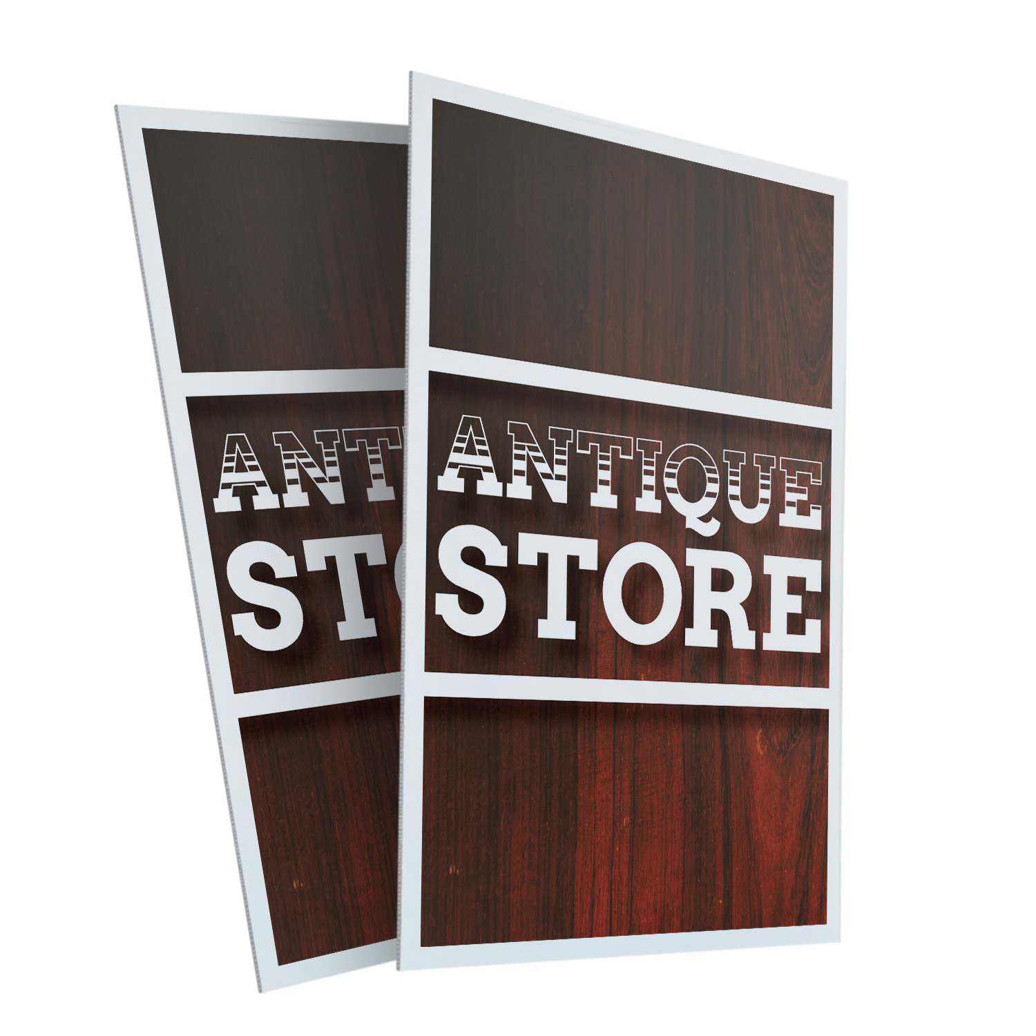 Antique Store Heavy Duty A-Frame Sidewalk Sign Vintage Goods Collectibles Home