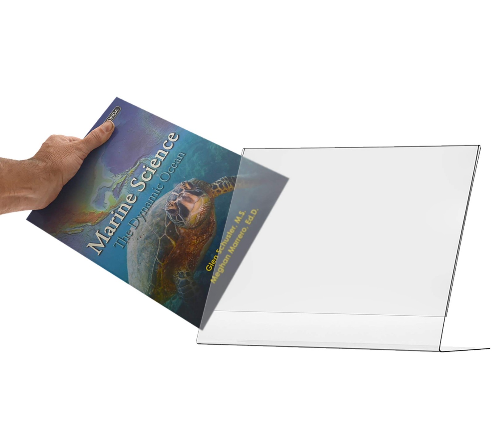 Marketing Holders Large Sign Holder Poster Display 14” x 14&Prime;w x 11&Prime;h, Clear