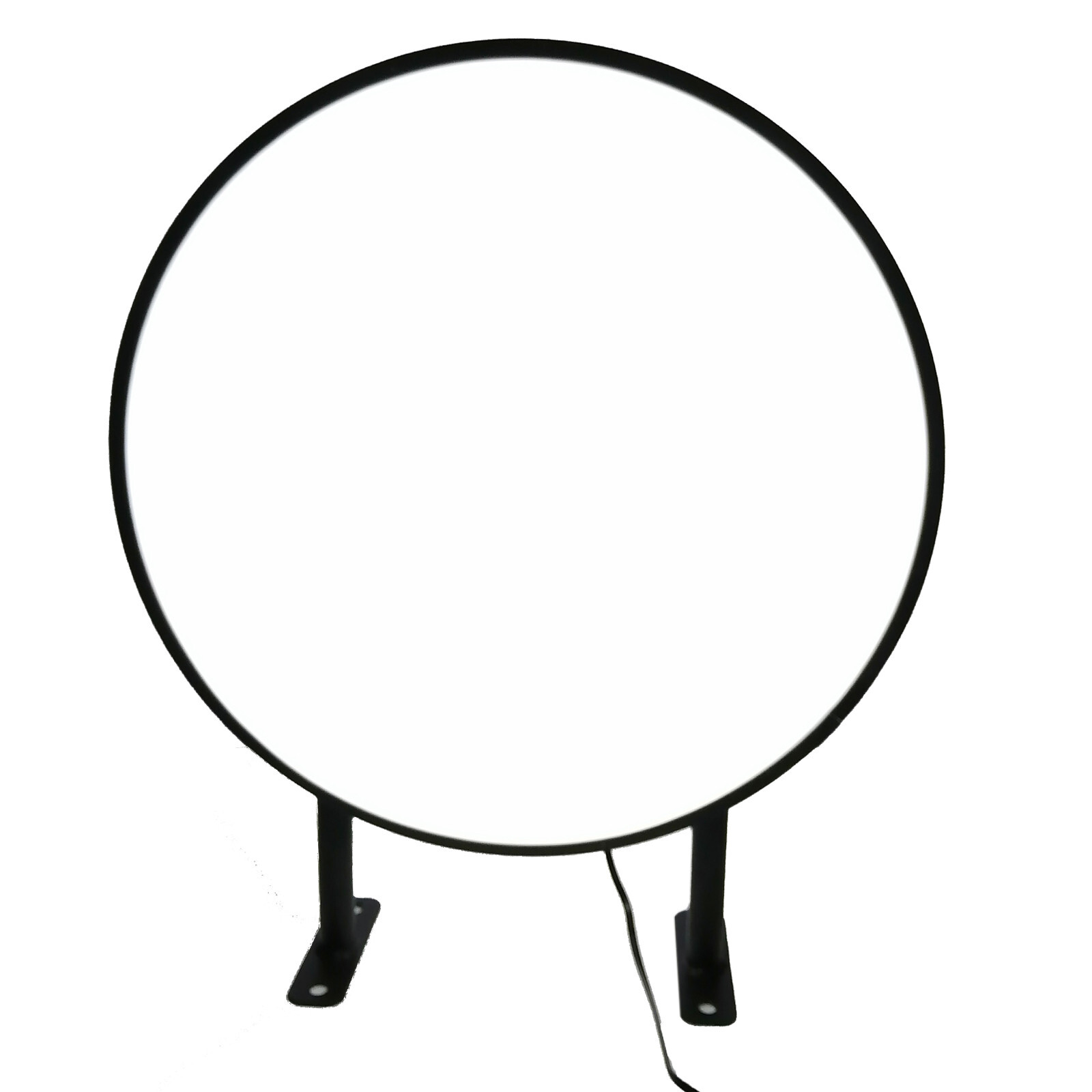 20&Prime; Round LED Light Box / Circular Projecting Lightbox / Signs Supply Blank USA