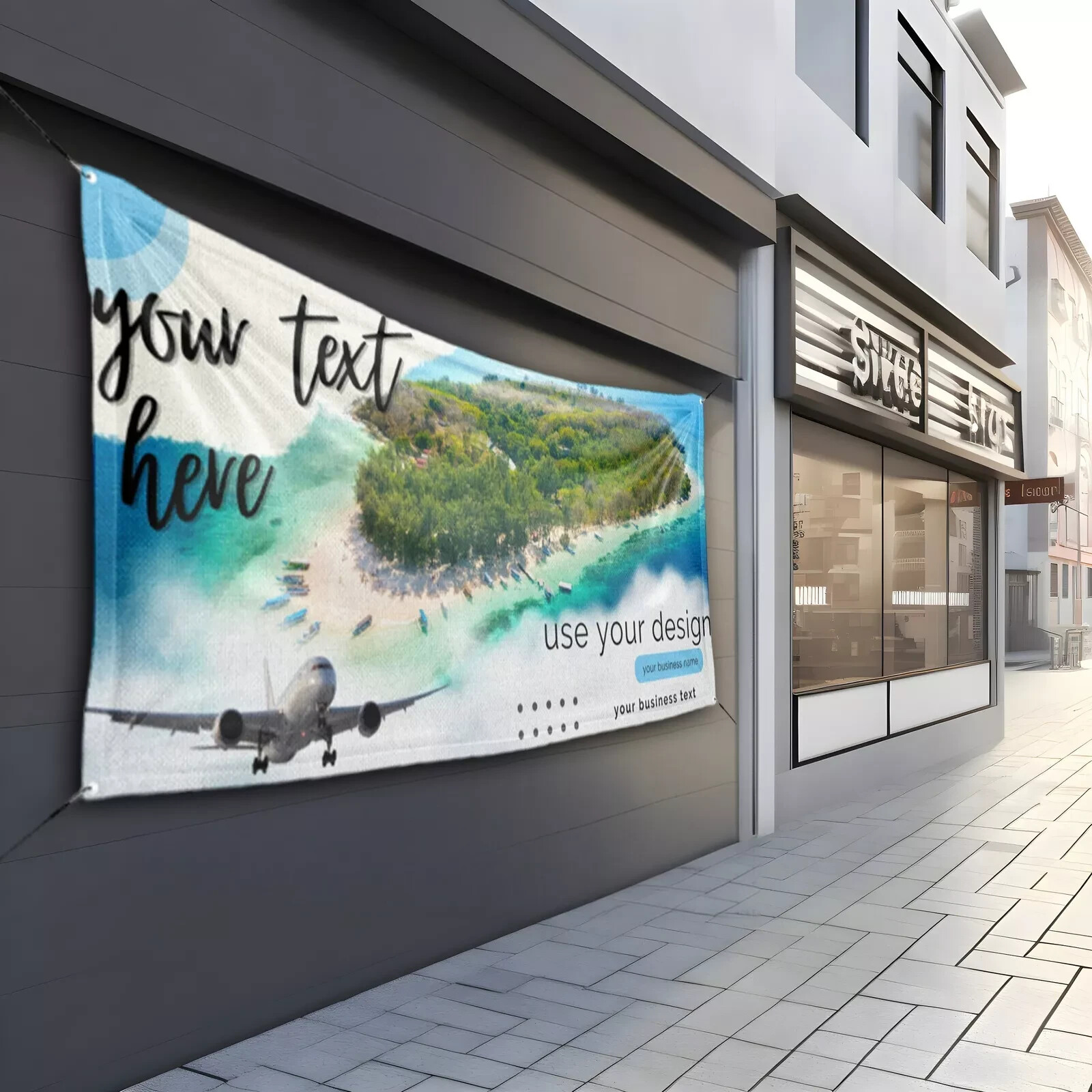 Custom Banner Display, Polyester/Vinyl, Advertising Sign, Indoor/Outdoor