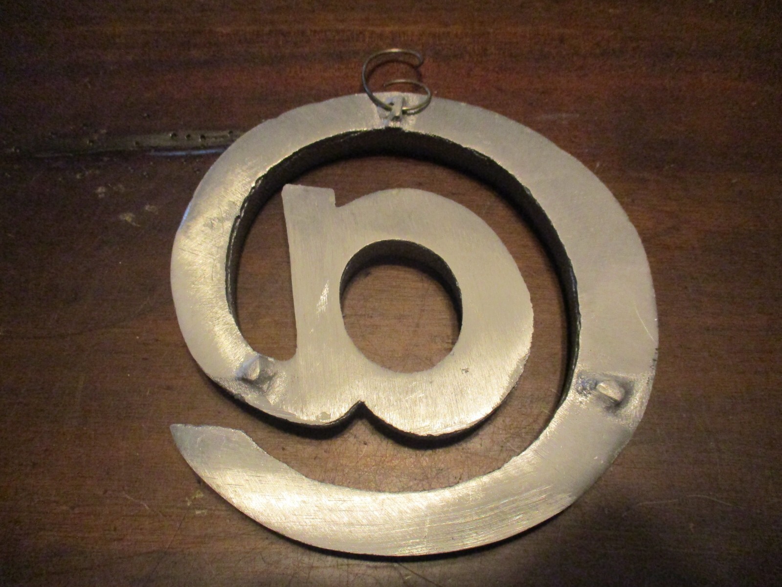 @ SYMBLE SOLID ALUMINUM QUALITY WALL SIGN COMPUTER COLLECTIBLE 5 1/2 »