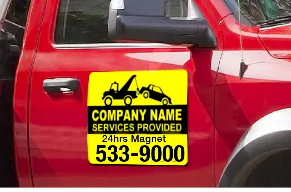 2 PER SETS – 12×18 IN CUSTOM CAR MAGNET MAGNETIC AUTO TRUCK SIGN MADE IN THE USA