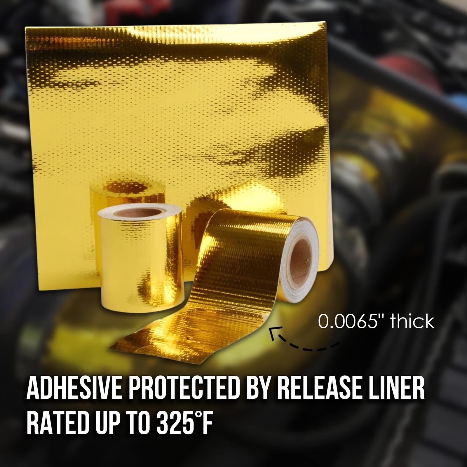 Design Engineering INC. Reflect-A-Gold High-Temperature Heat Reflective Adhes…