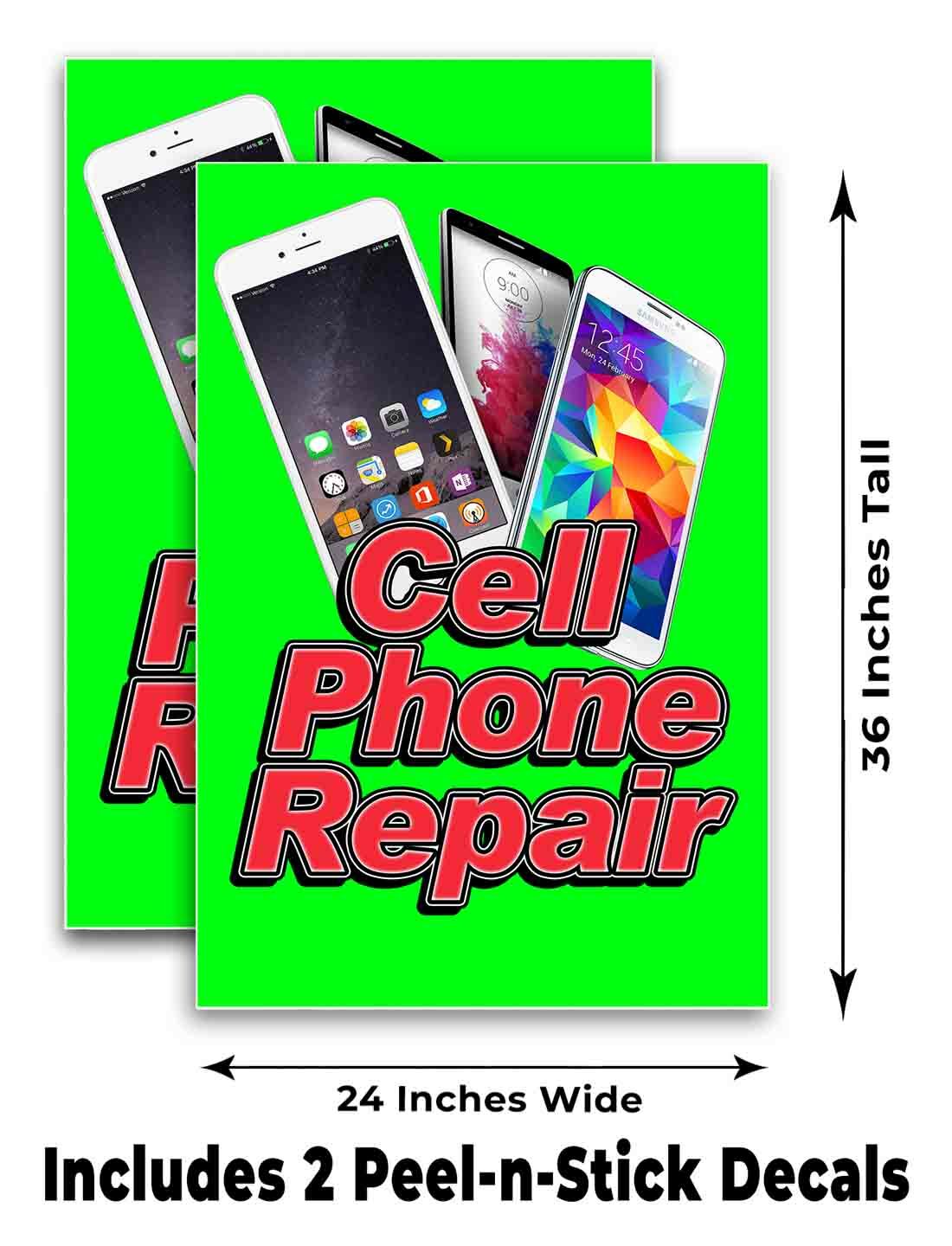 CELL PHONE REPAIR Signicade 24×36 A Frame Sidewalk Sign Double Sided TECHNOLOGY