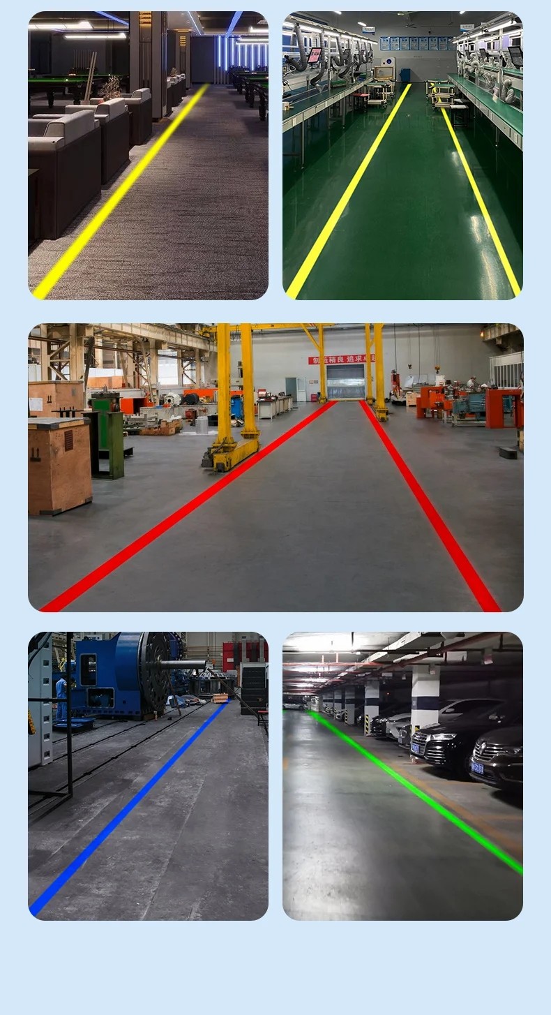 High-Power Laser Line Projector – IP65 Workshop Safety Light with Visible Beam