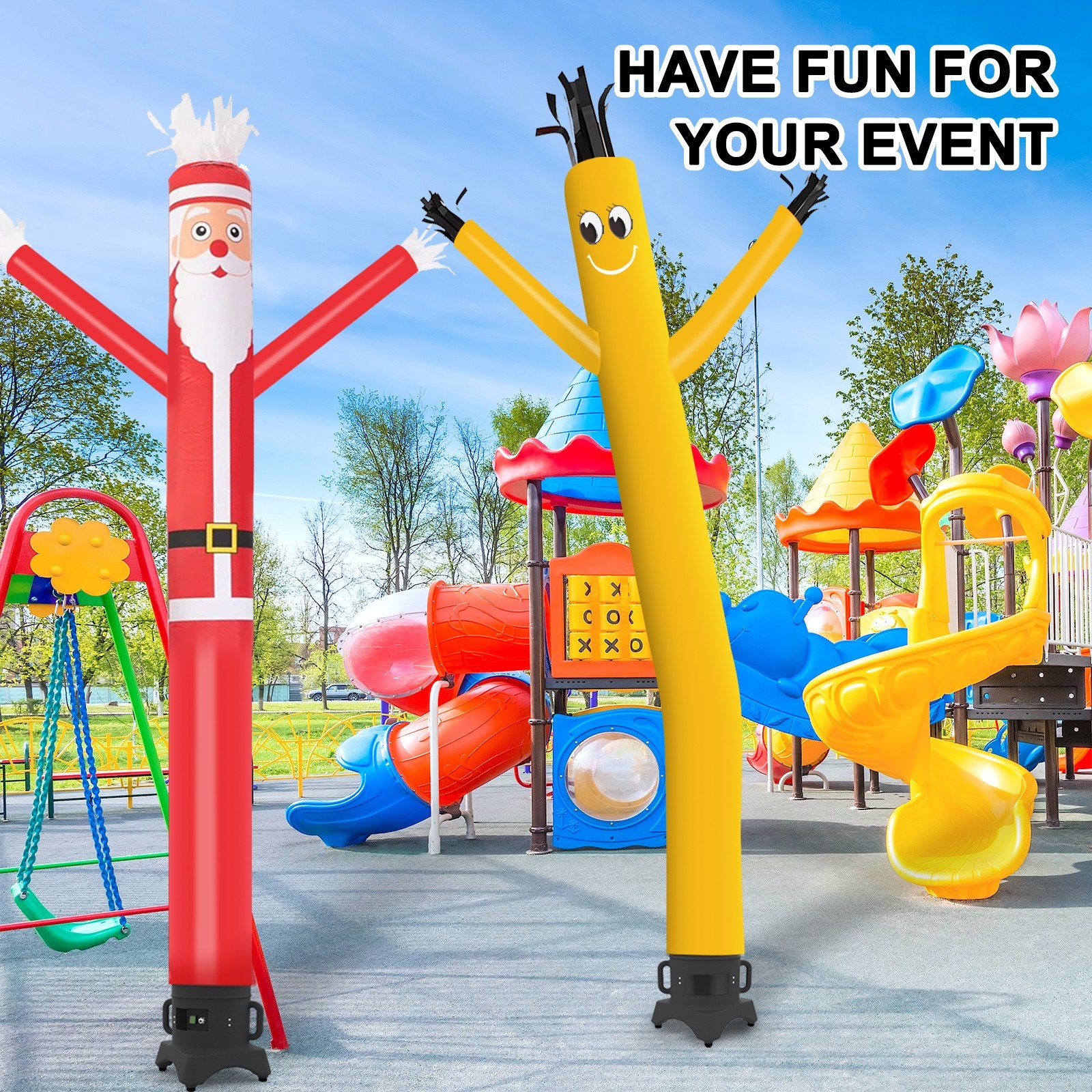 Mounto 10ft Inflatable Christmas Dancer With Blower – Holiday Motion Display