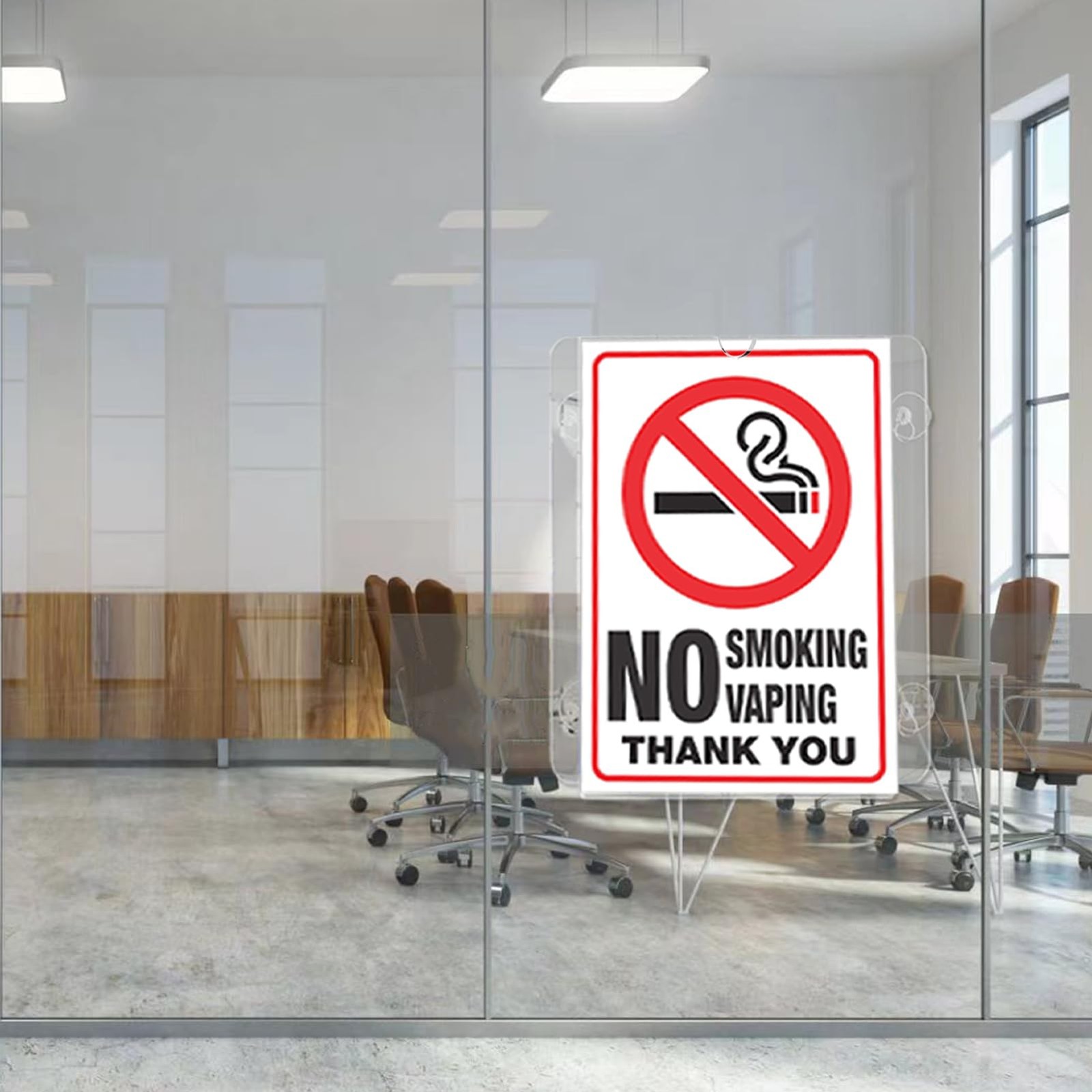 Pecmuikee Acrylic Window Sign Holder Suction Cups 8.5 11 x inches, Clear