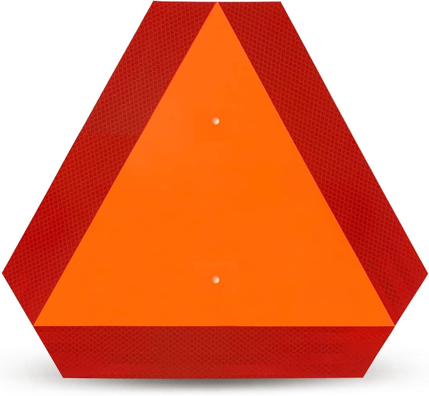 Slow Moving Vehicle Sign,Slow Moving Vehicle Triangle Golf Cart Accessories，14&Prime;X