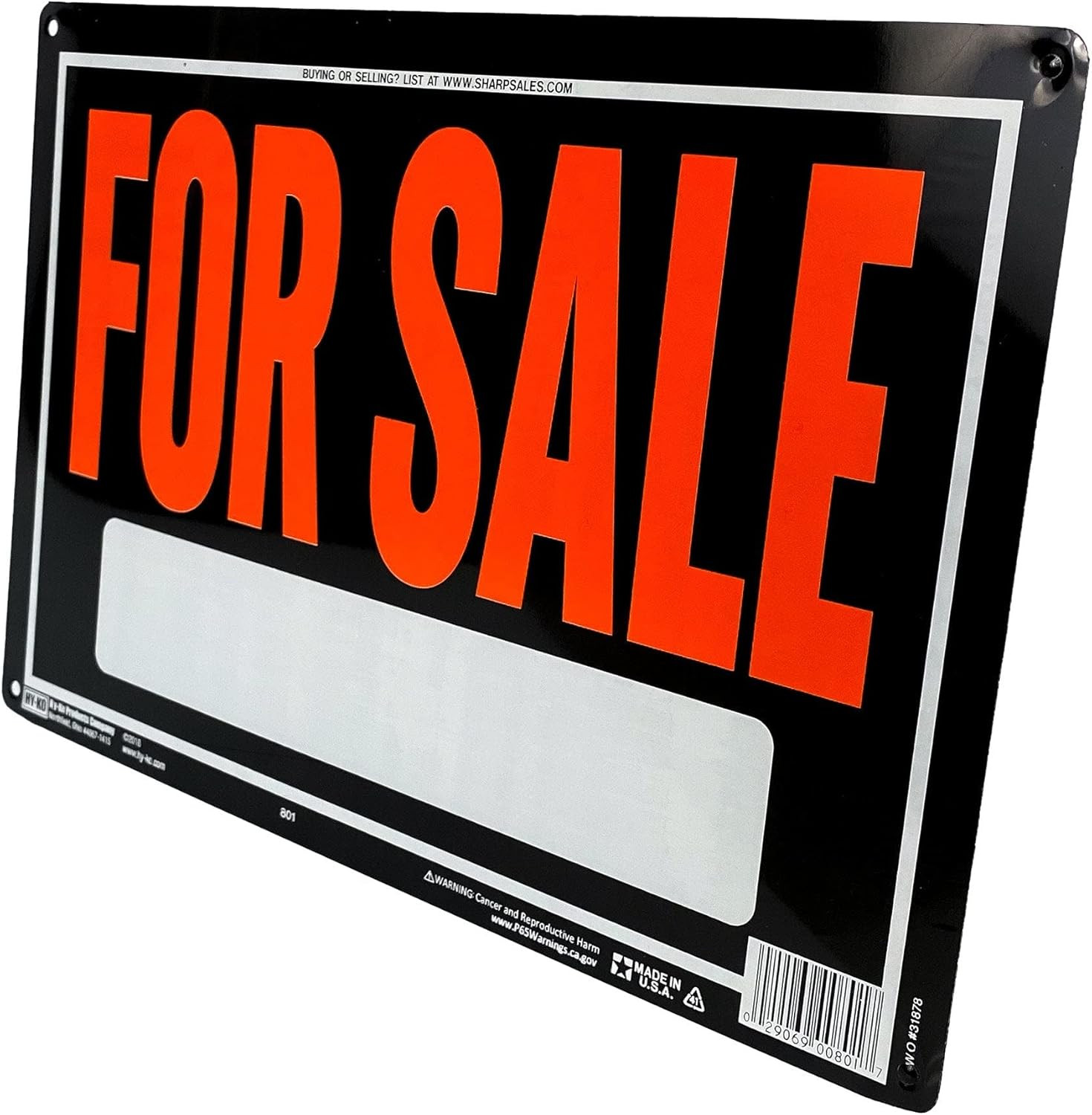 Aluminum Signs, 14” x 9.5”, Durable Long-Lasting Contrasting Metal Signs for Out