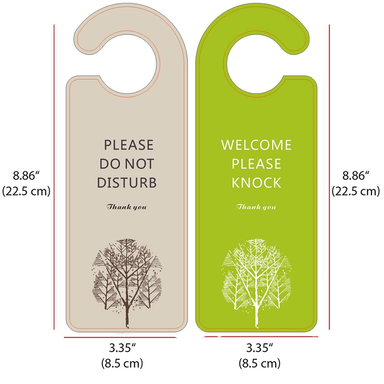 Do Not Disturb Door Hanger Sign, Please Do Not Disturb Door Knob Sign for Mee…