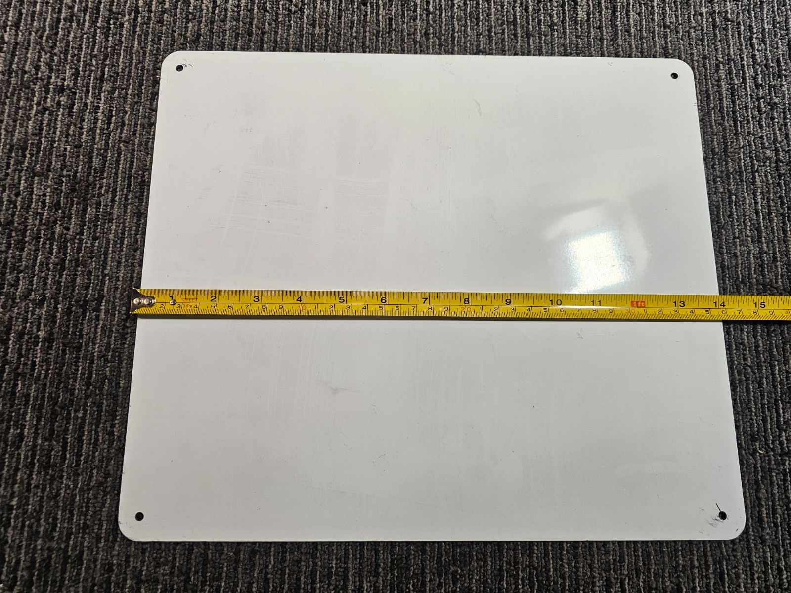 (QTY 3) LEM Products Inc. XSGNAL1214WSP 12&Prime; x 14&Prime; Warning Sign Bilingual Signage