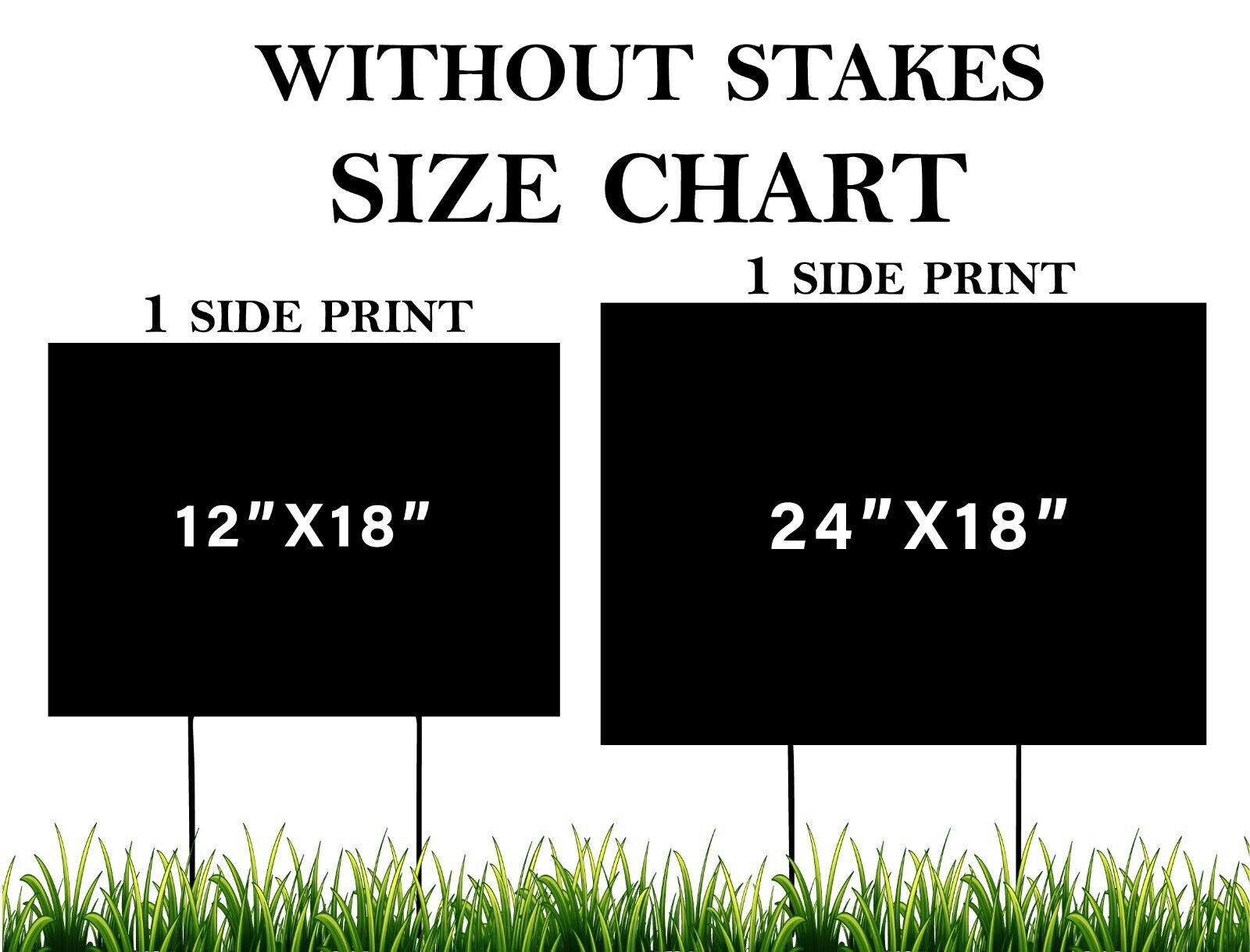 2PC Hiring Yard Sign – Double Sided Help Wanted Signs for Business Signboard