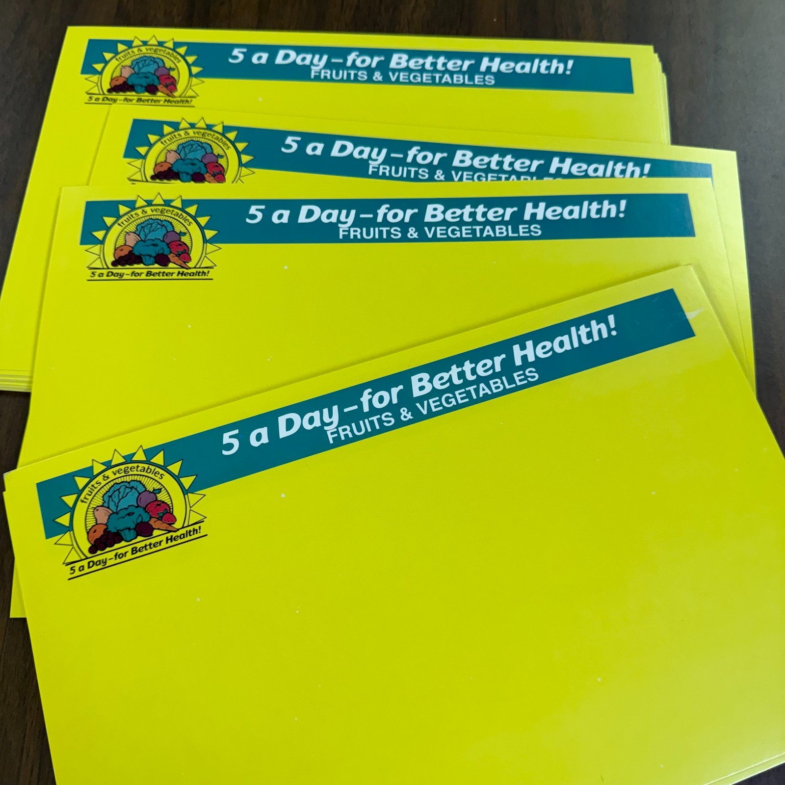 50- 7&Prime; x 11&Prime; 5 A Day Sale Price cards for Food Stores Sale Signage Sign