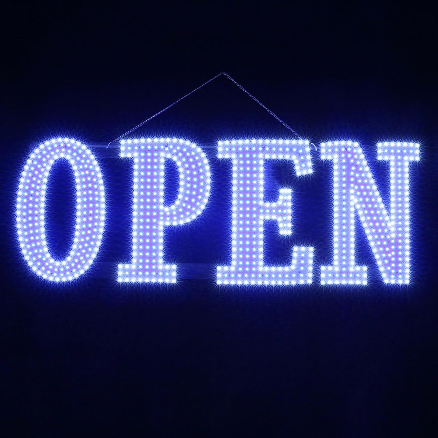40&Prime;X14&Prime; Extra Large LED Open Signs for Business with Remote Controlled, 10 Level