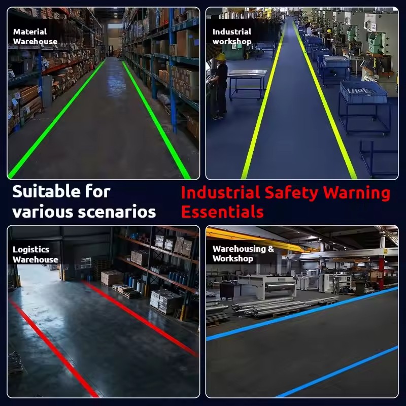 High-Power Laser Line Projector – IP65 Workshop Safety Light with Visible Beam