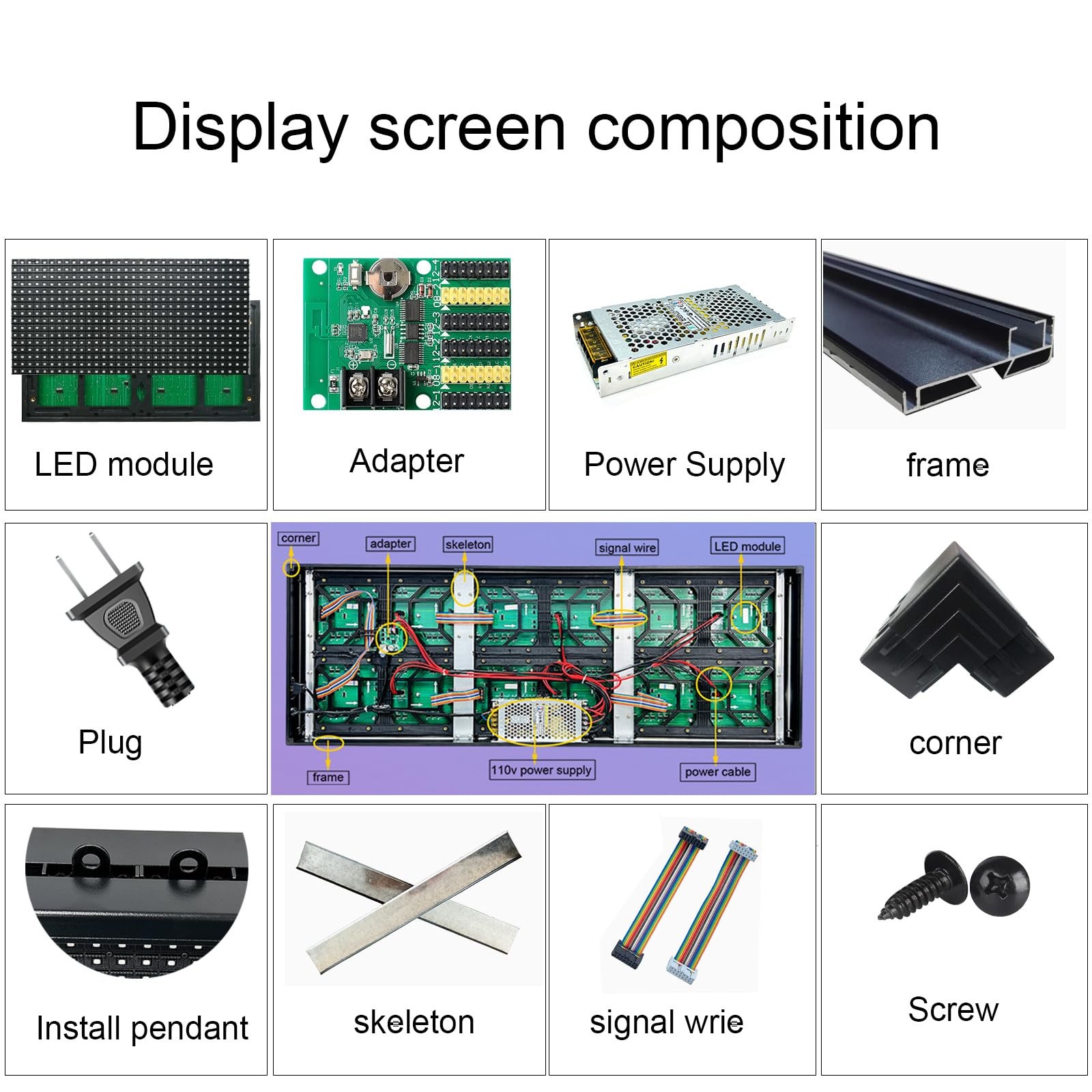 P3 Programmable Scrolling Custom Led Sign Outdoor Digital For Business Display