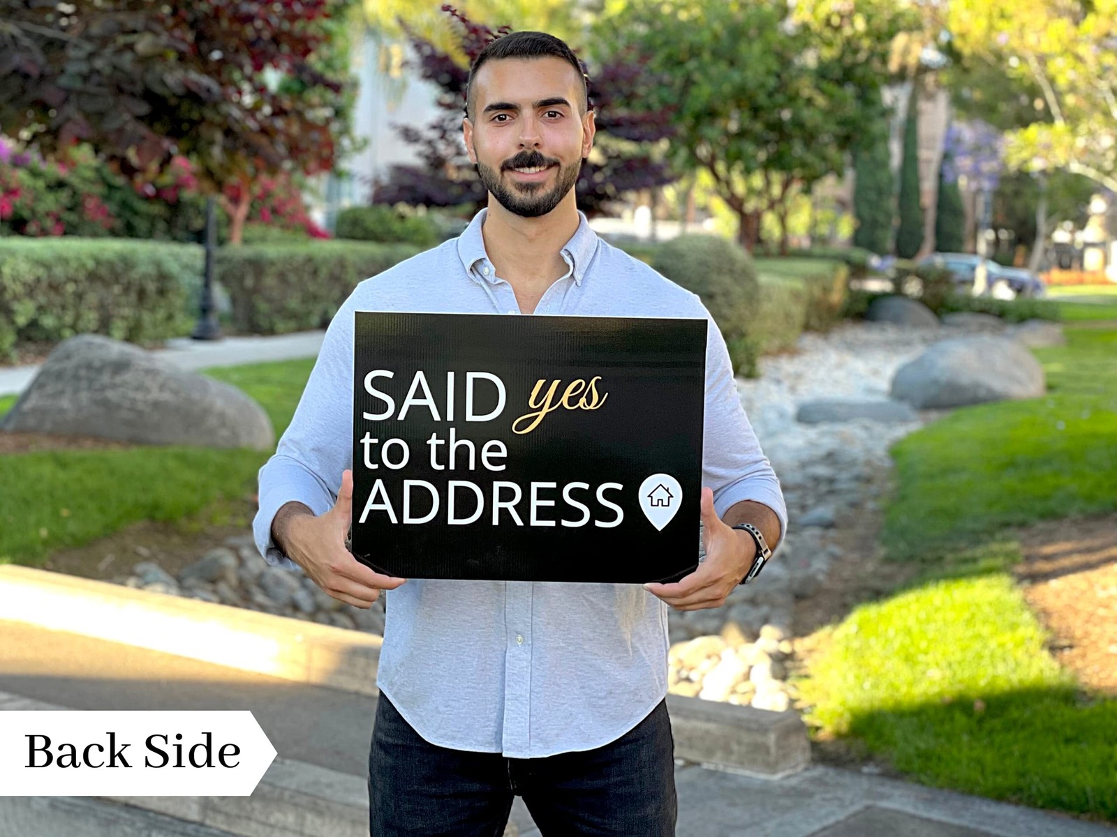 Sold Sign Real Estate – Just Sold Sign for Realtor – Said Yes to the Address …