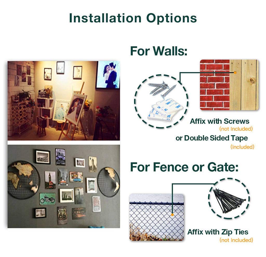 8×12 inch Deliver Packages to Side Door Sign Right Arrow Metal Instructions