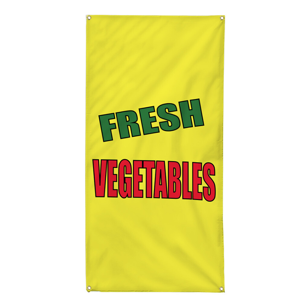 Vertical Vinyl Banner Multiple Sizes Business Weatherproof Industrial Yard Signs