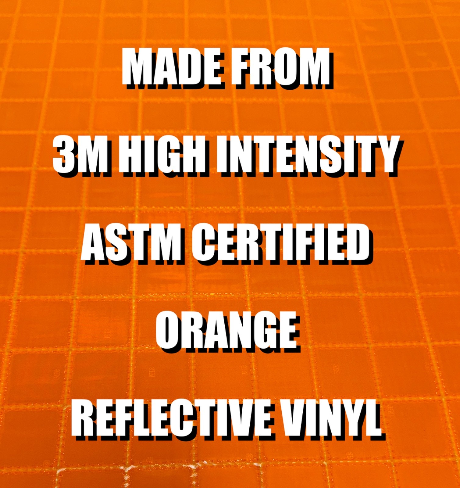 36&Prime; Custom Reflective Orange MUTCD Roll-Up Traffic Safety Sign & Aluminum Stand