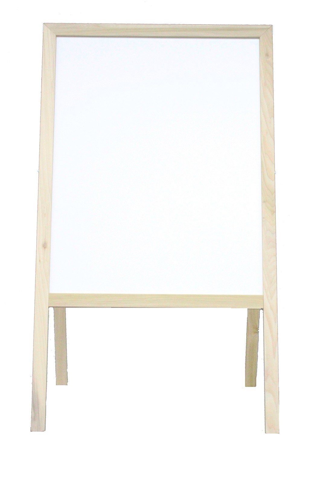 Flipside Products Marquee Easel Natural Hardwood White Dry Erase/Black