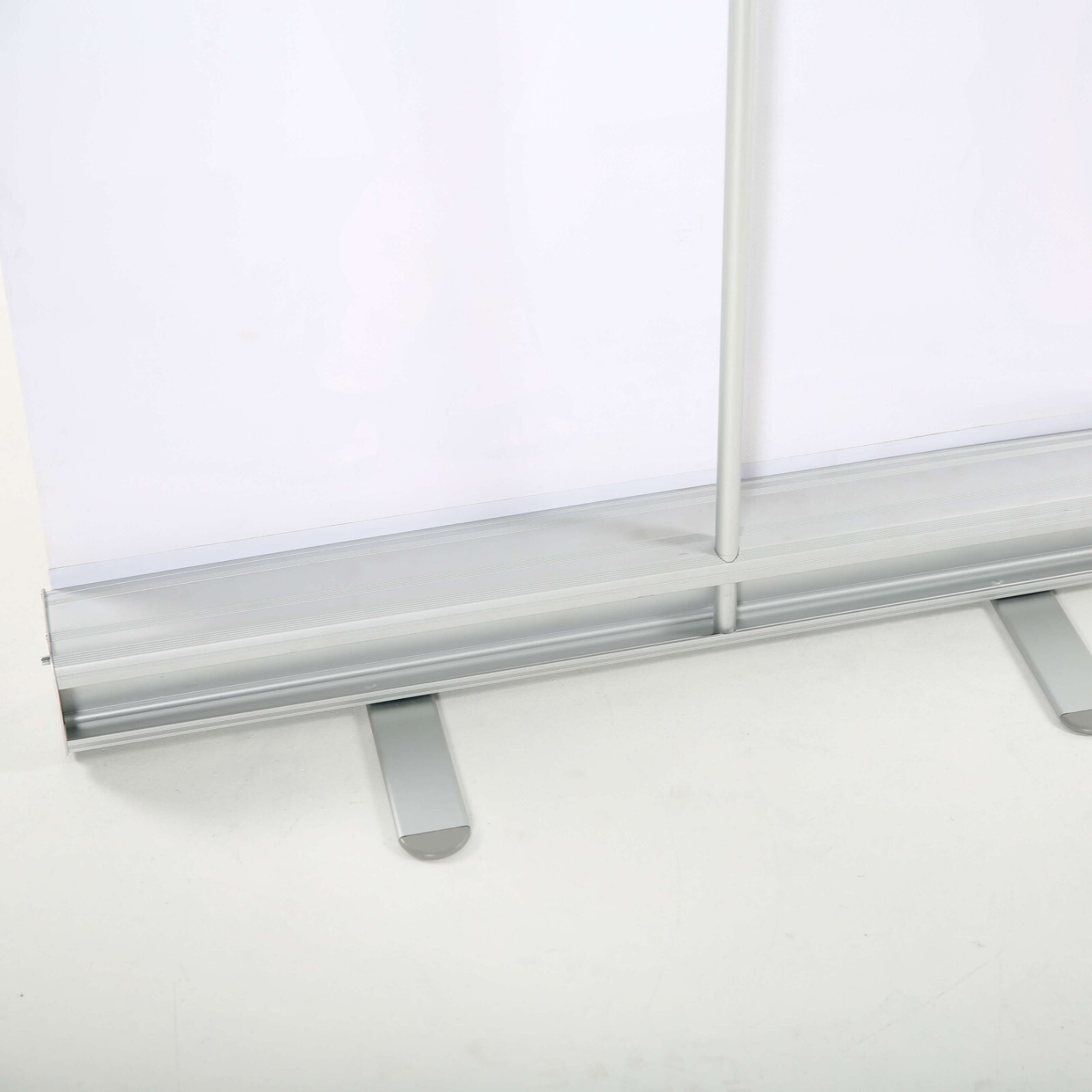Retractable Roll Up Banner Stand – Banner Holder 36×78.75 Inch – Silver Aluminum