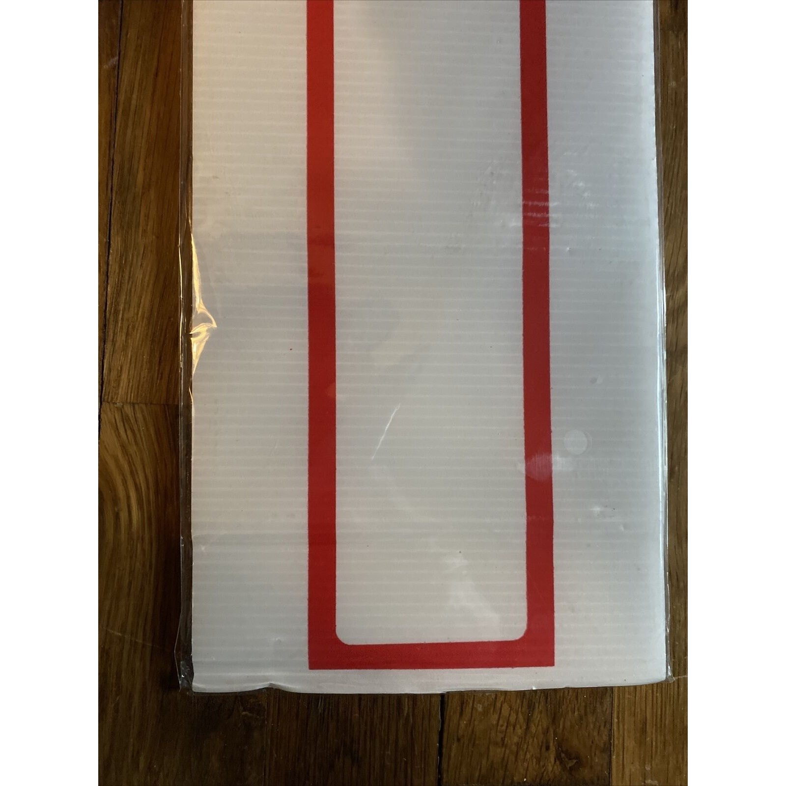 Garage Sale Signs Double-Sided Red And White Arrow W/Metal Stands 16X6 SEALED