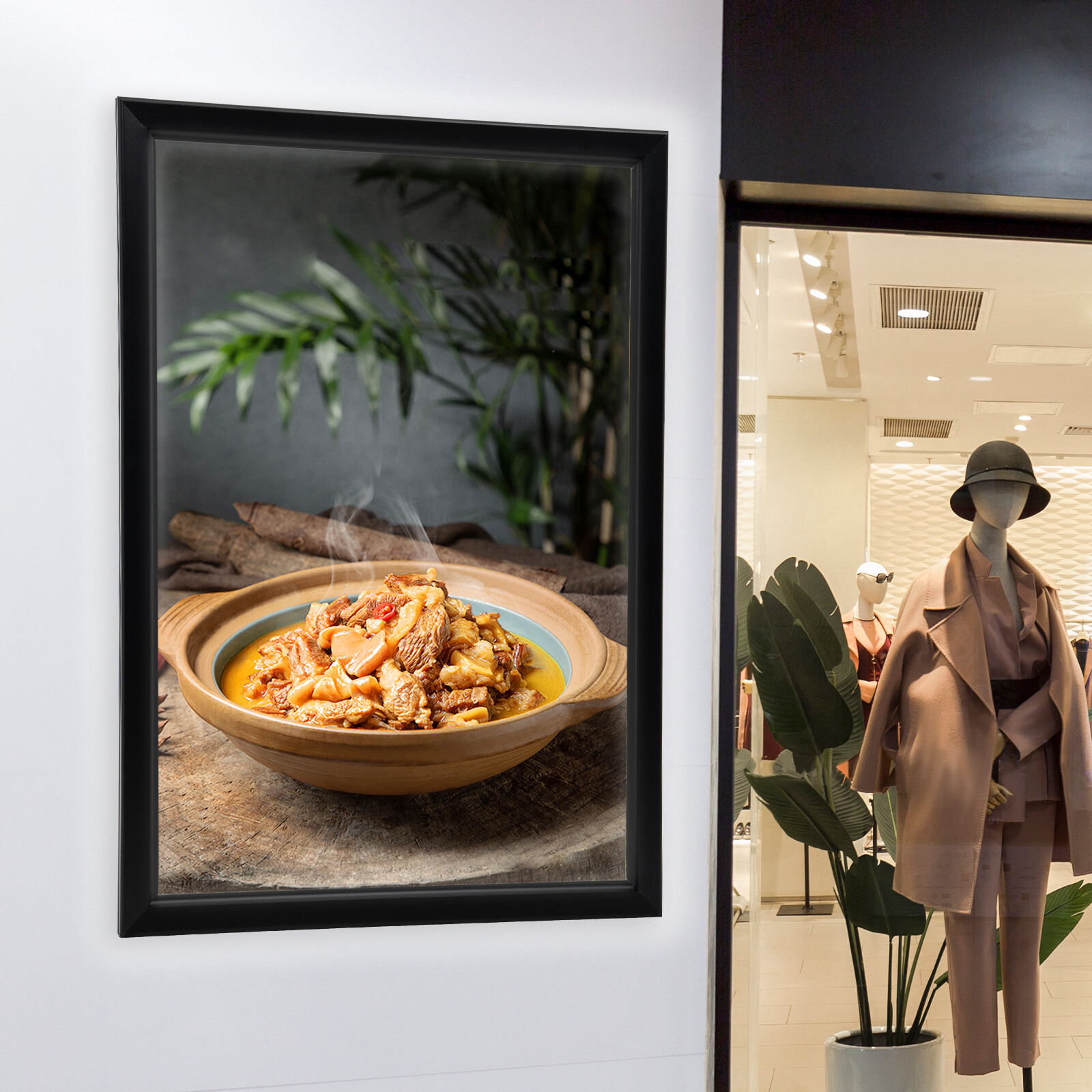 24&Prime;x33&Prime; LED Light Box Backlit Movie Poster Art Picture Frame Advertising Display