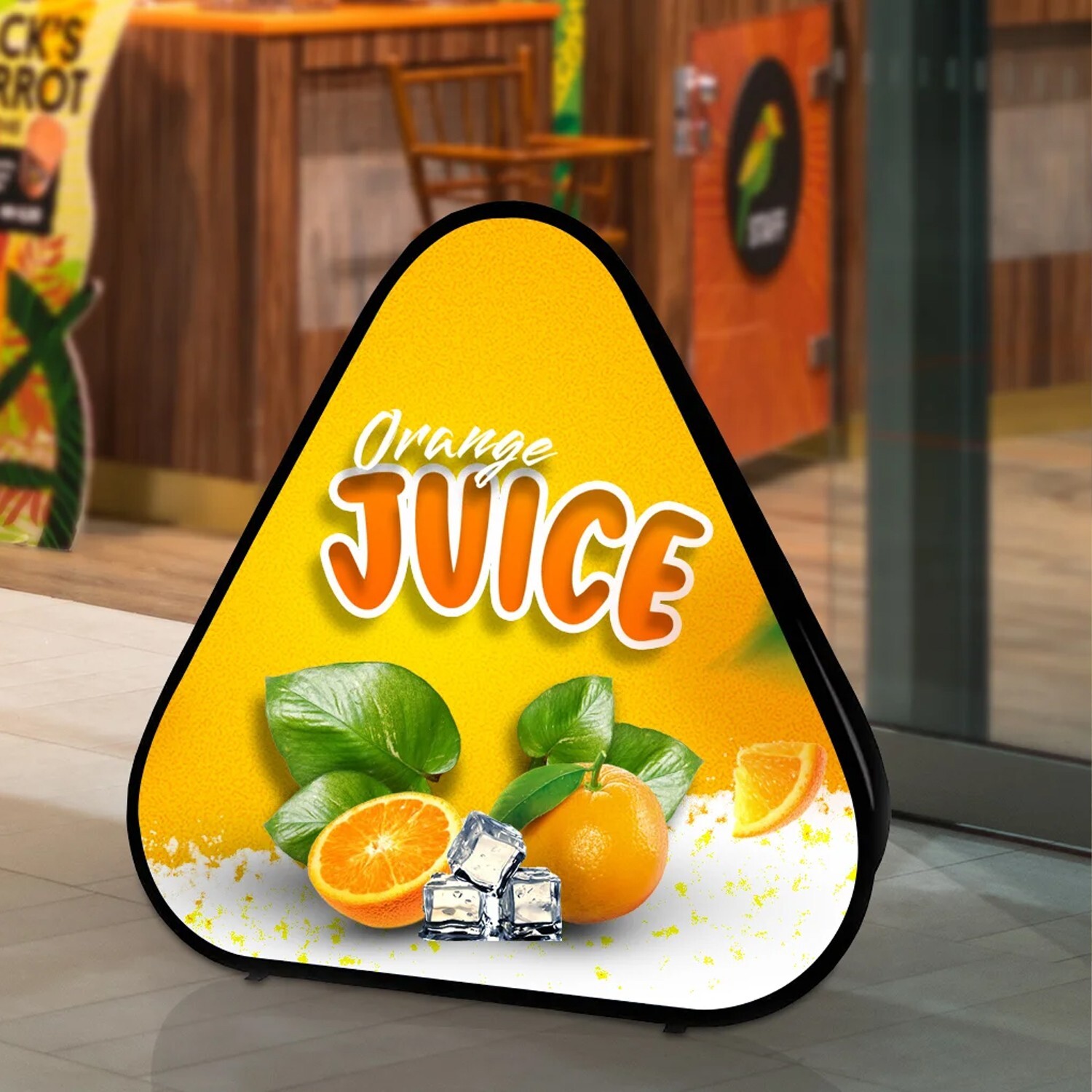 Triangle Popup banner A-board Sign Banner Display-We Provide Professional Design