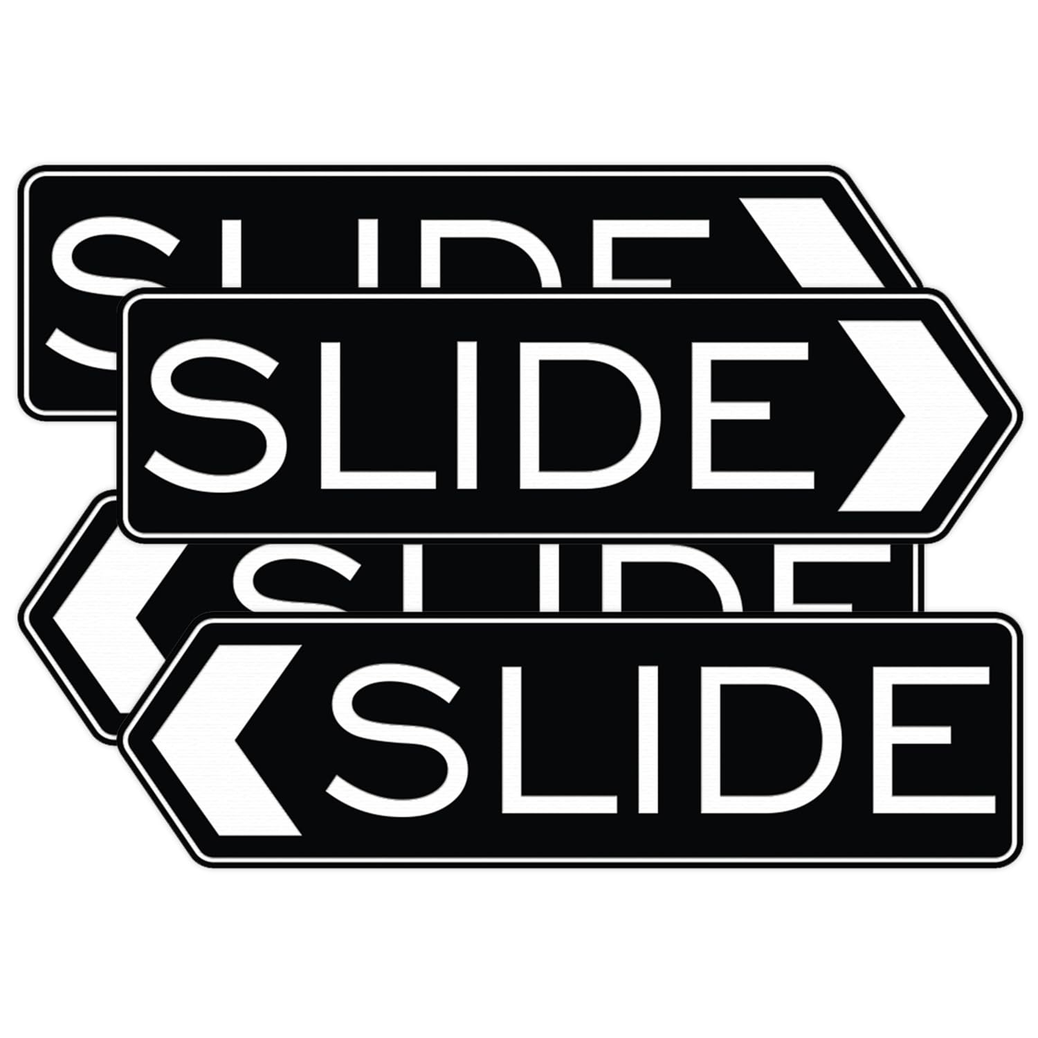 Designer Slide Door Sign Black Small Office Privacy Indicator 2 Pack