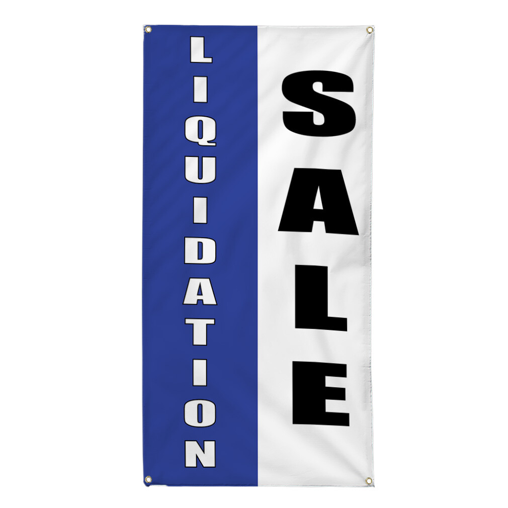 Vertical Vinyl Banner Multiple Sizes Closing-Out Deal Promotion Business Outdoor
